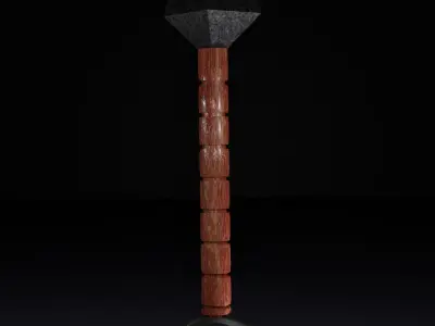 kunai Free low-poly 3D model buy