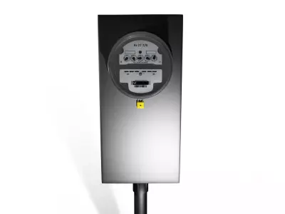 Electrical Meter Low-poly 3D model