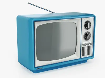 Vintage TV Quasar XP3163ML 3D model