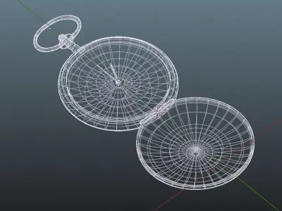 3D Realistic Pocket Watch 3D model