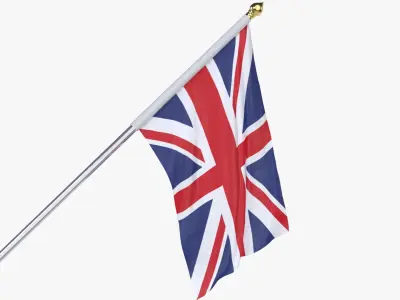  United Kingdom Cloth Flag Wall Mount Animated 