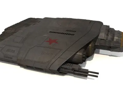 Space Fighter 3D model by juanmrgt