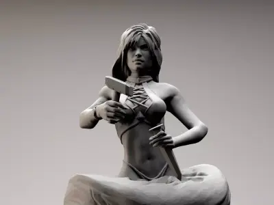 Fat to Fitness Girl 3D print model