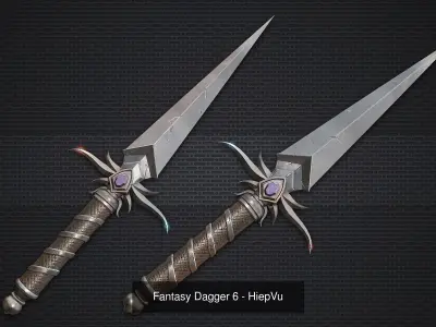 Fantasy Knife - Big Collection 3D Model Pack