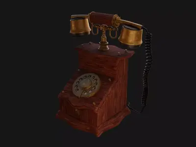 Old phone 3D model 3D model