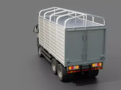 Mercedes Benz Arocs Box Truck 3D model