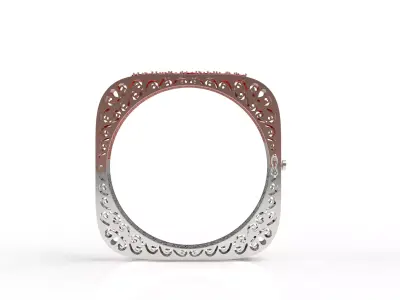 Baguette Diamond Bracelet 3D print model