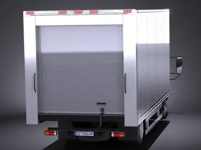 Generic Cargo Truck Mid Size 2016 3D model