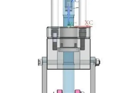 Bullet swaging press tool 3D model