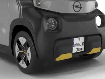 Opel Rock-e 2020  Fire  Service 3d model   3D model