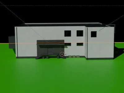 Awesome Commercial building 3D model