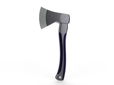Axe M04 - with STL Low-poly 3D model