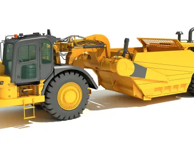 Tractor Scraper 3D model