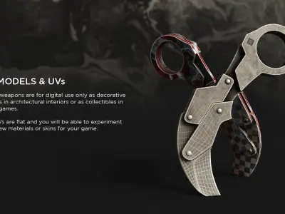 Claw Knife 3D model