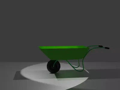 Wheel Barrow Free Download Free low-poly 3D model