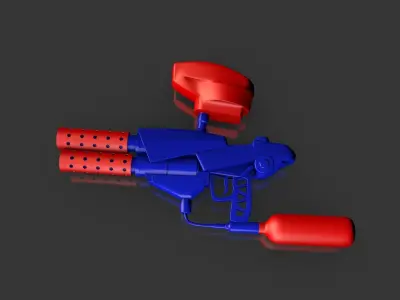 Paintball Gun 3D model
