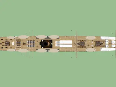 SS Atlantic 3D model