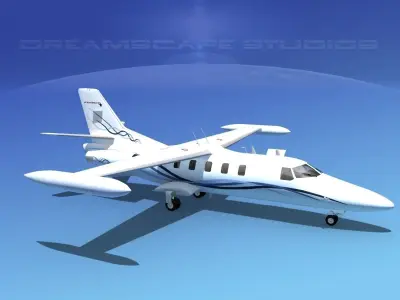 Dreamscape AT-48 Jet Executive V07 3D model