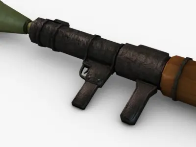 Bazooka Rocket Launcher 3D model