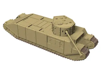 TOG2 heavy tank 3D model