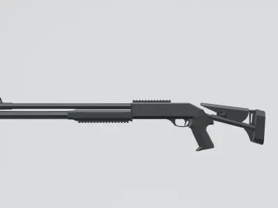 benelli m4 super 90 Low-poly 3D model