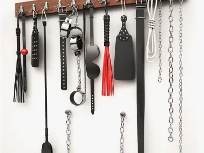 BDSM Accessories 3D model