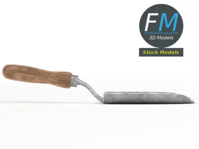 Garden trowel 3D model