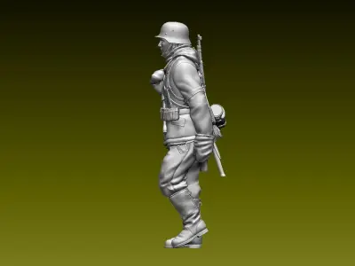 German soldier 3D print model 6
