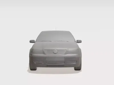 Sunny City Sedan Cute Cartoon 3D Printable Toy Car 3D print model