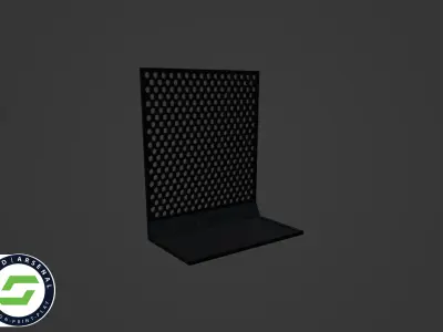 Armory - Rack and Cabinet 06 Large Half Cabinet 3D print model purchase
