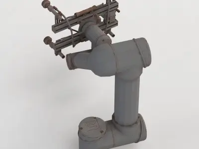 UR5 with Gimatic KIT-UR-V End Of The Arm Tool 3D model