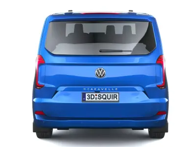 Volkswagen Transporter T7 e-caravelle LWB 2025 3D model
