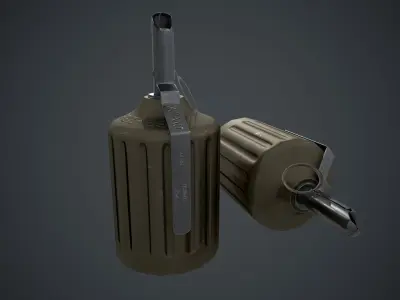 RGZ 89 Hand Grenade Polish  Low-poly 3D model