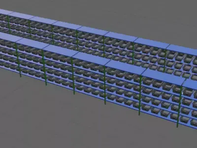 DAS Digital Assorting System 3D designed model 3D model