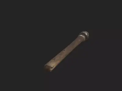 Torch 3D Model 001 Low-poly 3D model