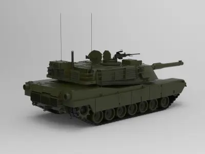  M1 Abrams tank 3D model