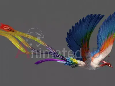 Phoenix Ver2 Free low-poly 3D model