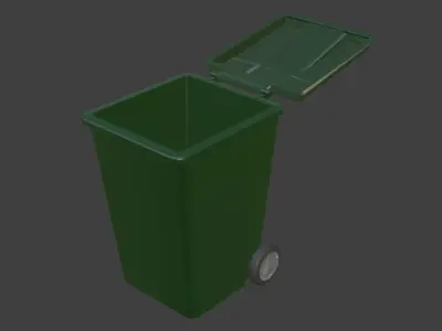 Recycle Bin small 3D model