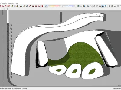 Sketchup Residential Complex A9 Free 3D model