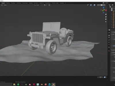 Jeep Willy Free 3D model