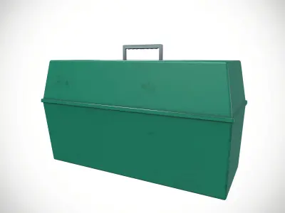 First Aid Box Low-poly 3D model purchase