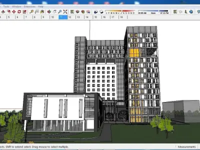 Sketchup Office building G6 3D model