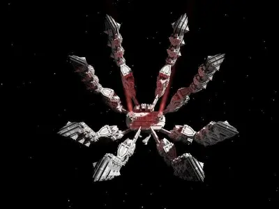 Spaceship Mutabor Free 3D model