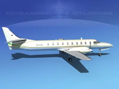 Swearingen SA226 Metroliner Etoha 3D model