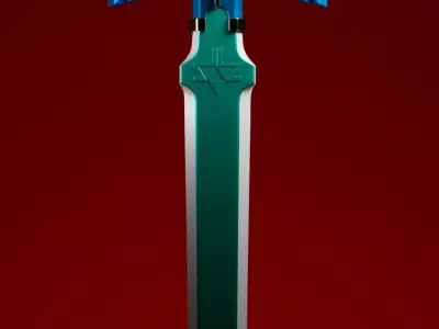 Master sword 3D model purchase