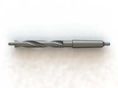 Broca Escalonada Step Drill dia 15 x 218 e 6 x 12 cone morse 2 3D model
