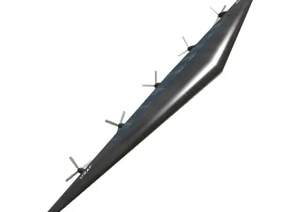 UAV Airship 3D model