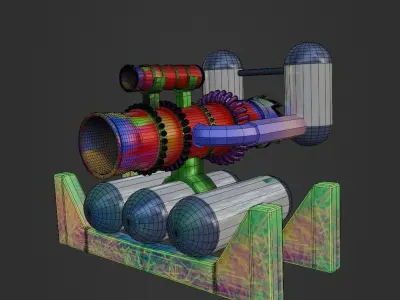 Holi Weapon Free 3D model