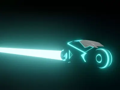TRON BIKE Free 3D model purchase