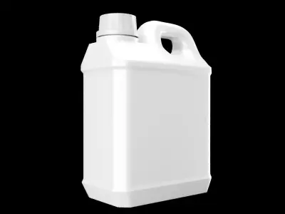 Jerry cans 1000ml Low-poly 3D model